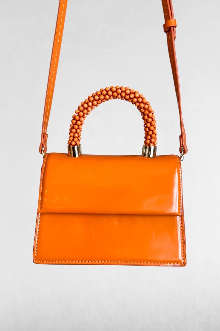 Axelremsväska / orange, lack
